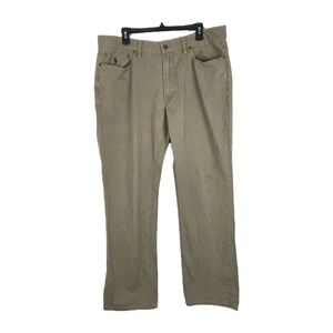 Polo‎ Ralph Lauren Authentic Dungarees Khaki Green Pants Men's Size 38x32 Pony